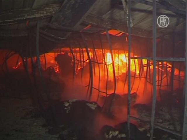 Пожар на швейной фабрике в Бангладеш, есть жертвы