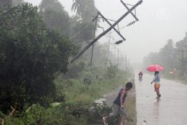 На Филиппины обрушился супер-тайфун «Хайян»