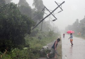 На Филиппины обрушился супер-тайфун «Хайян»