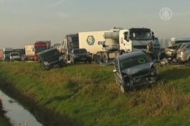 ДТП в Бельгии: столкнулись 132 автомобиля