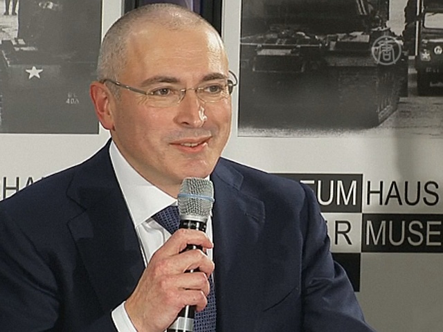Первое интервью Ходорковского в Берлине