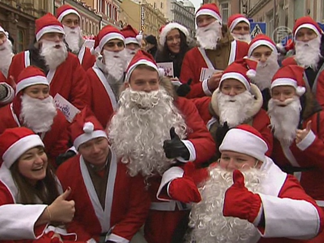 Москва: Санты просят подарки для больных детей