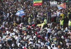 В Израиле протестуют нелегальные мигранты