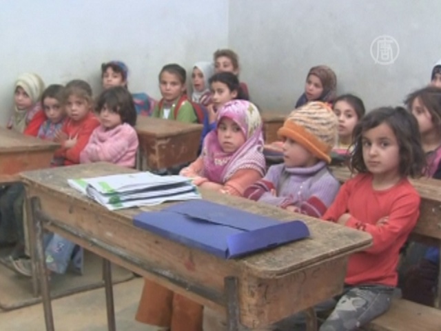 Школу для сирийских детей открыли волонтёры