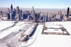 Снегопады в Чикаго усмирили преступность
