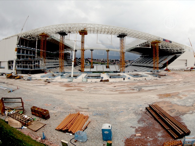 Бразилия не достроит стадион в Сан-Паулу в срок