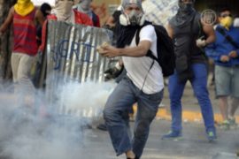Демонстрация в Венесуэле закончилась беспорядками