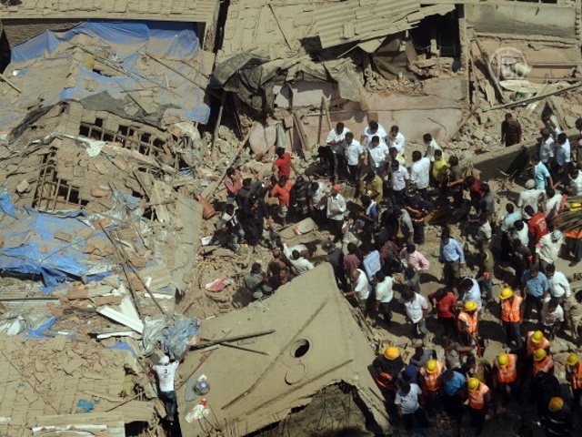 В Мумбаи рухнула семиэтажка