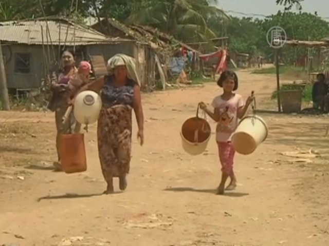 В Мьянме страдают от засухи