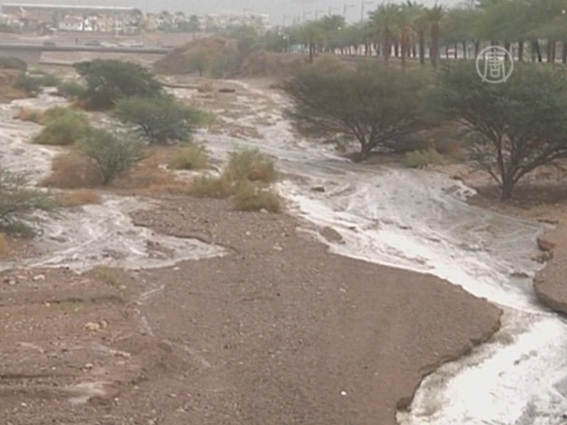 Проливные дожди обрушились на Израиль