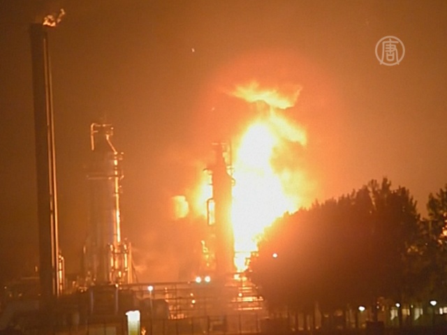 Пожар на заводе Shell в Нидерландах потушили