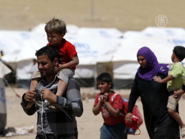 ООН разбила палатки для беженцев из Мосула