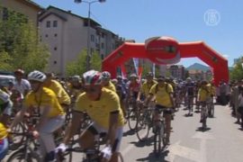 В Сараево провели «Велогонку мира»