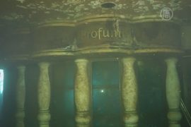 Обнародовано видео с затонувшей части «Конкордии»