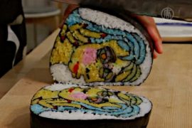 Японцы делают из суши «произведения искусства»