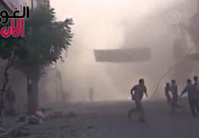 В Сирии бомбят окраины Дамаска