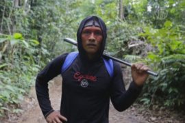Индейцы Бразилии защищают свой лес с мачете