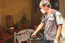 В Китае распространяется лихорадка денге