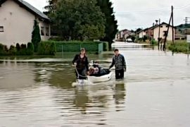 В Хорватии ливни вызвали наводнение