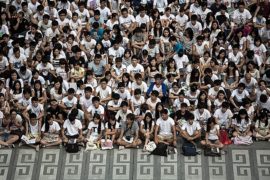 Студенты Гонконга начали недельный протест