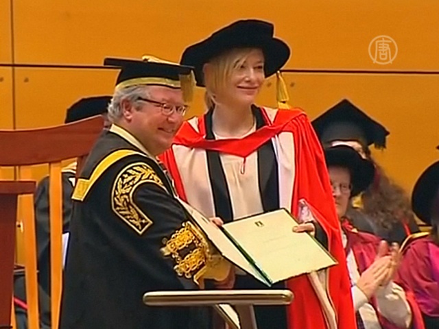 Кейт Бланшетт получила почётную учёную степень
