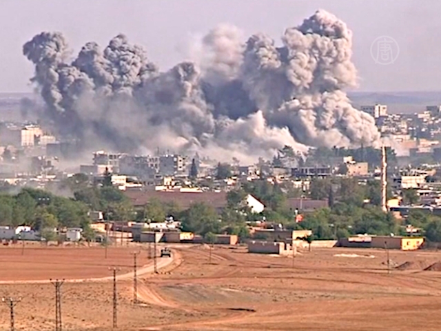 В сирийском Кобани идут тяжёлые бои