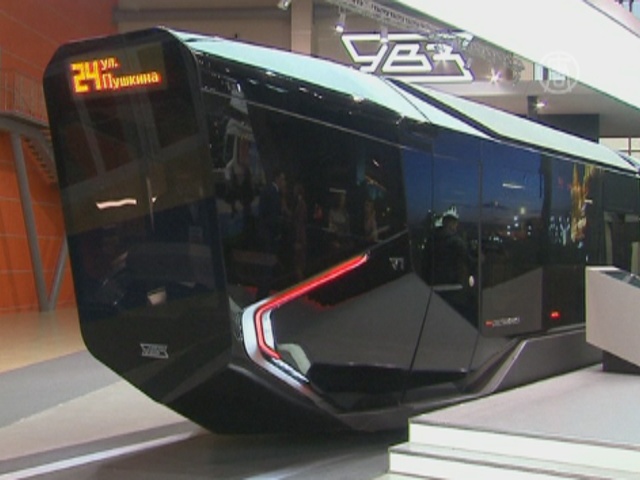 Трамвай будущего добрался до выставки в Москве
