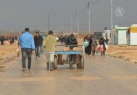 Беженцы из Сирии вынуждены мёрзнуть и мокнуть