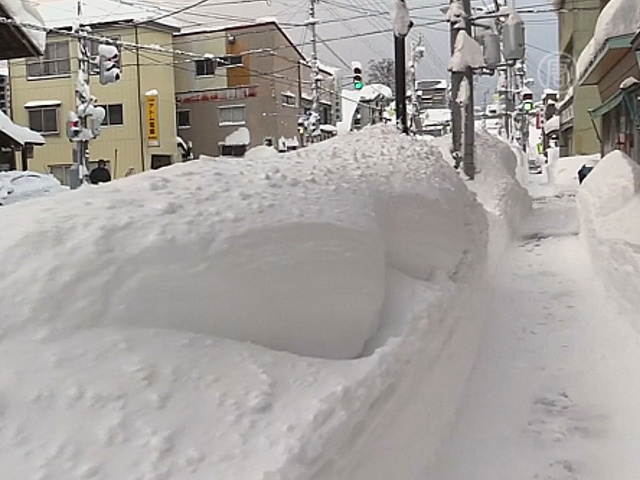 Снегопады в Японии: есть жертвы