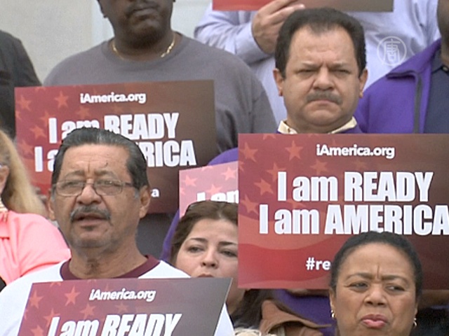 В США митингуют в защиту иммиграционной реформы