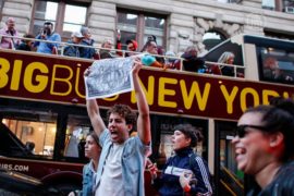 Ньюйоркцы поддержали Балтимор протестом