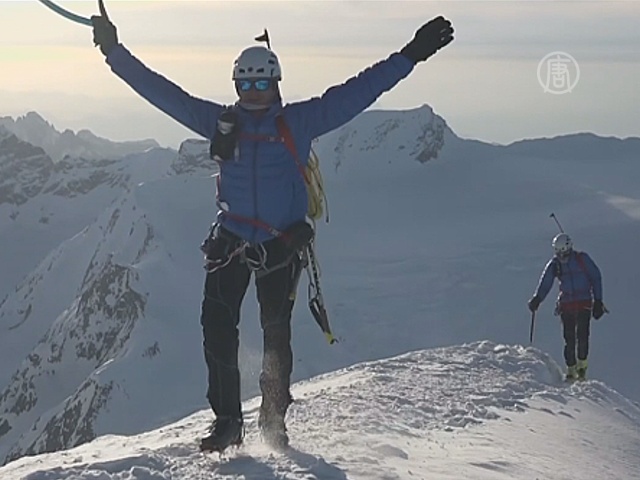Лыжники покорили 7 альпийских пиков за сутки