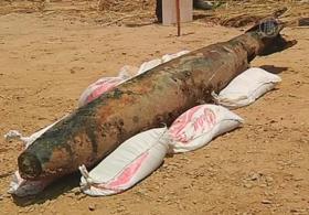 В Камбодже из реки достали 230-килограмовую бомбу
