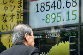 На фондовых рынках Азии снова обвал