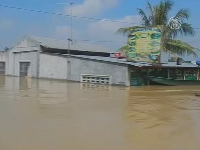 Город на Филиппинах — под водой после тайфуна