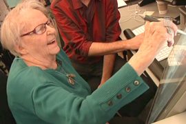 97-летняя американка посетила Google