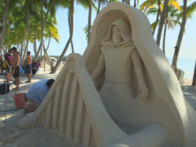 Флорида: международный конкурс песчаных фигур