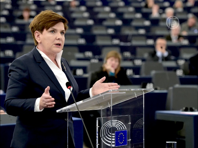 Премьер Польши отчиталась перед Европарламентом