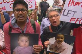 В Сиднее протестуют против депортации беженцев