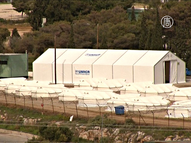 Греция построила четыре центра для беженцев