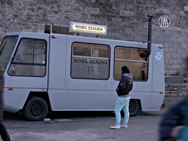 Сауна на колёсах — тренд в Будапеште