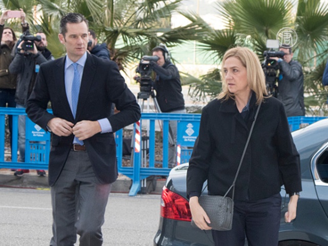 Принцесса Испании дала первые показания в суде