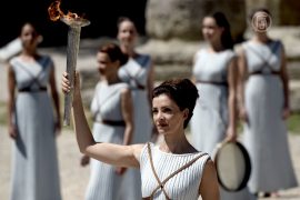 В Греции зажгли факел Олимпиады в Рио