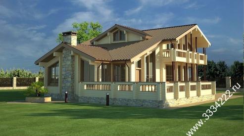 Дом из клееного бруса