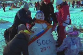 Арт-битва снеговиков прошла в Москве