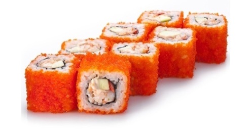 Популярность доставки суши