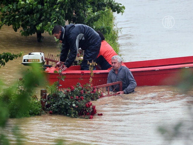 Проливные дожди затопили Сербию