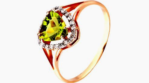Кольцо с хризолитом – символ удачи и богатства