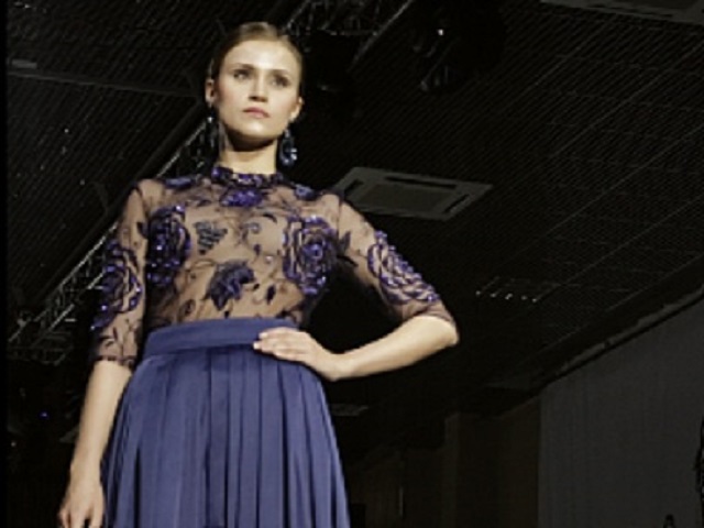 Вечерние платья весна-лето 2014 на Неделе моды в Москве